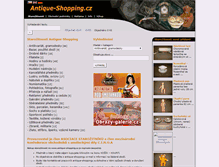 Tablet Screenshot of antique-shopping.cz